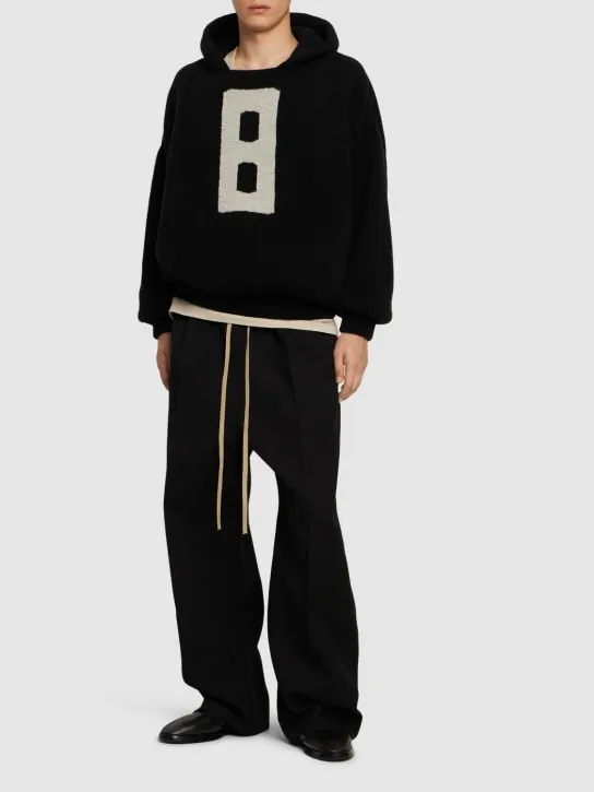 Fear of God   Wool blend logo hoodie 