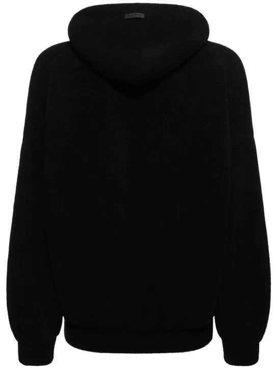 Fear of God   Wool blend logo hoodie 