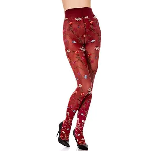 Trasparenze Platino Floral Tights