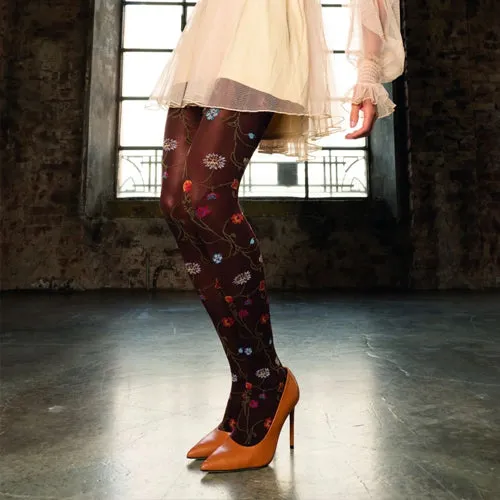 Trasparenze Platino Floral Tights