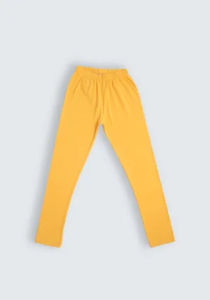 Yellow Plain Tights